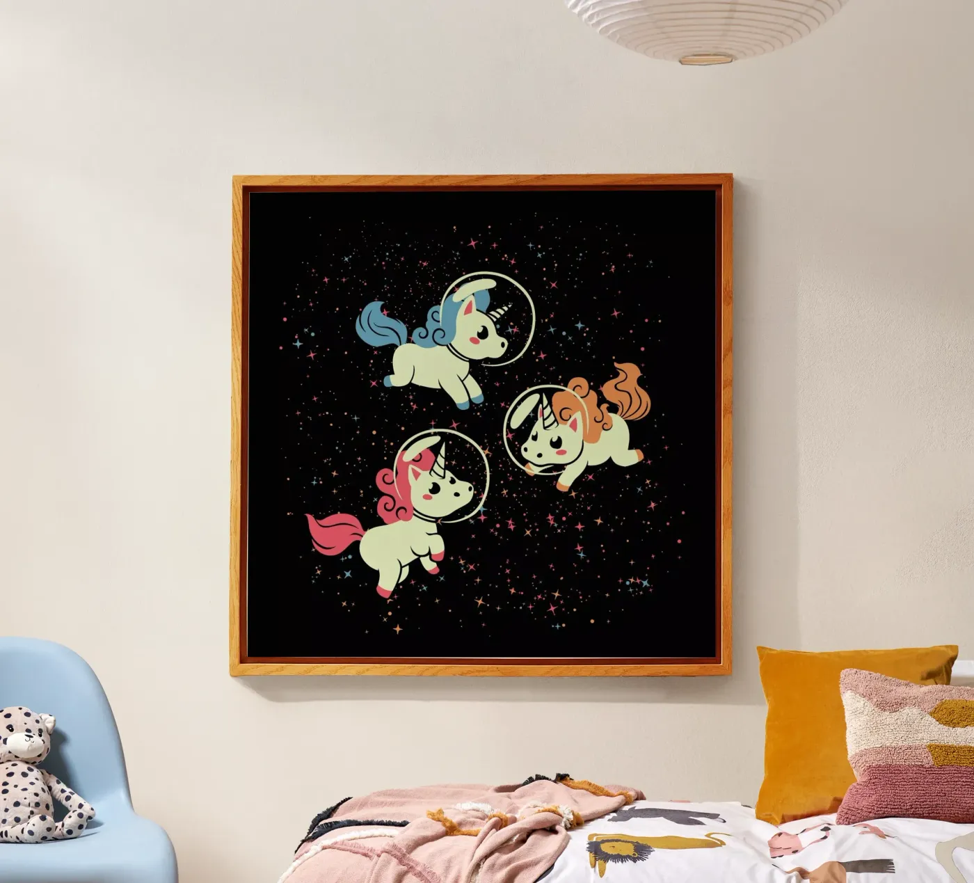 Space Unicorn plexiglas de Tobe Fonseca