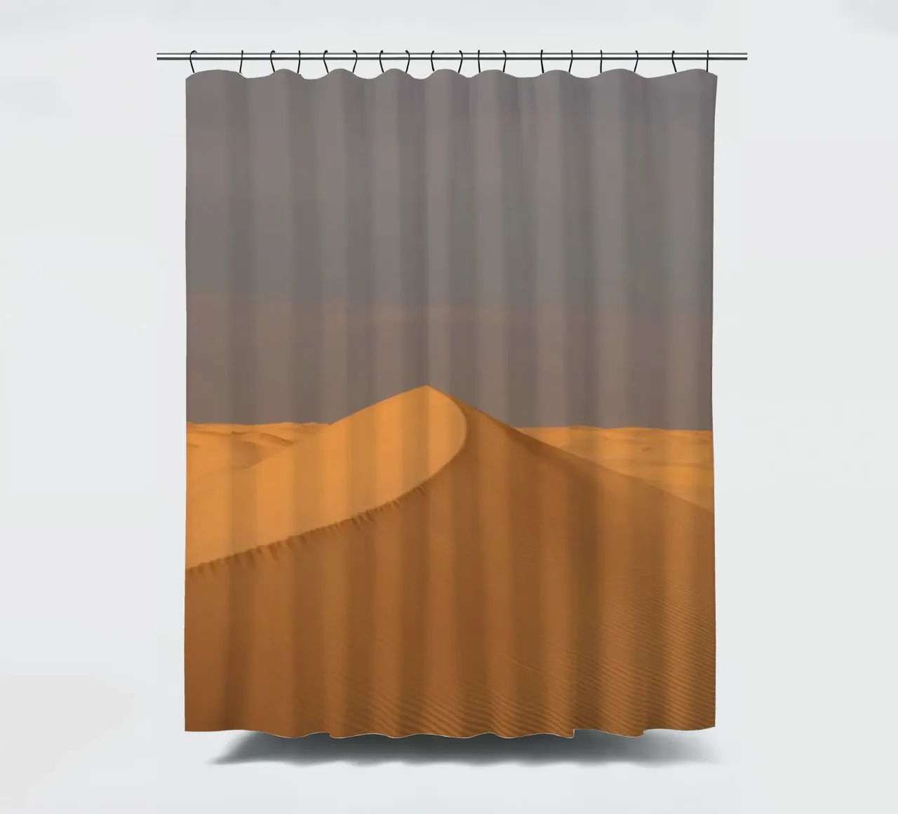 Sand dune in orange sunset tenda da doccia da photolovers