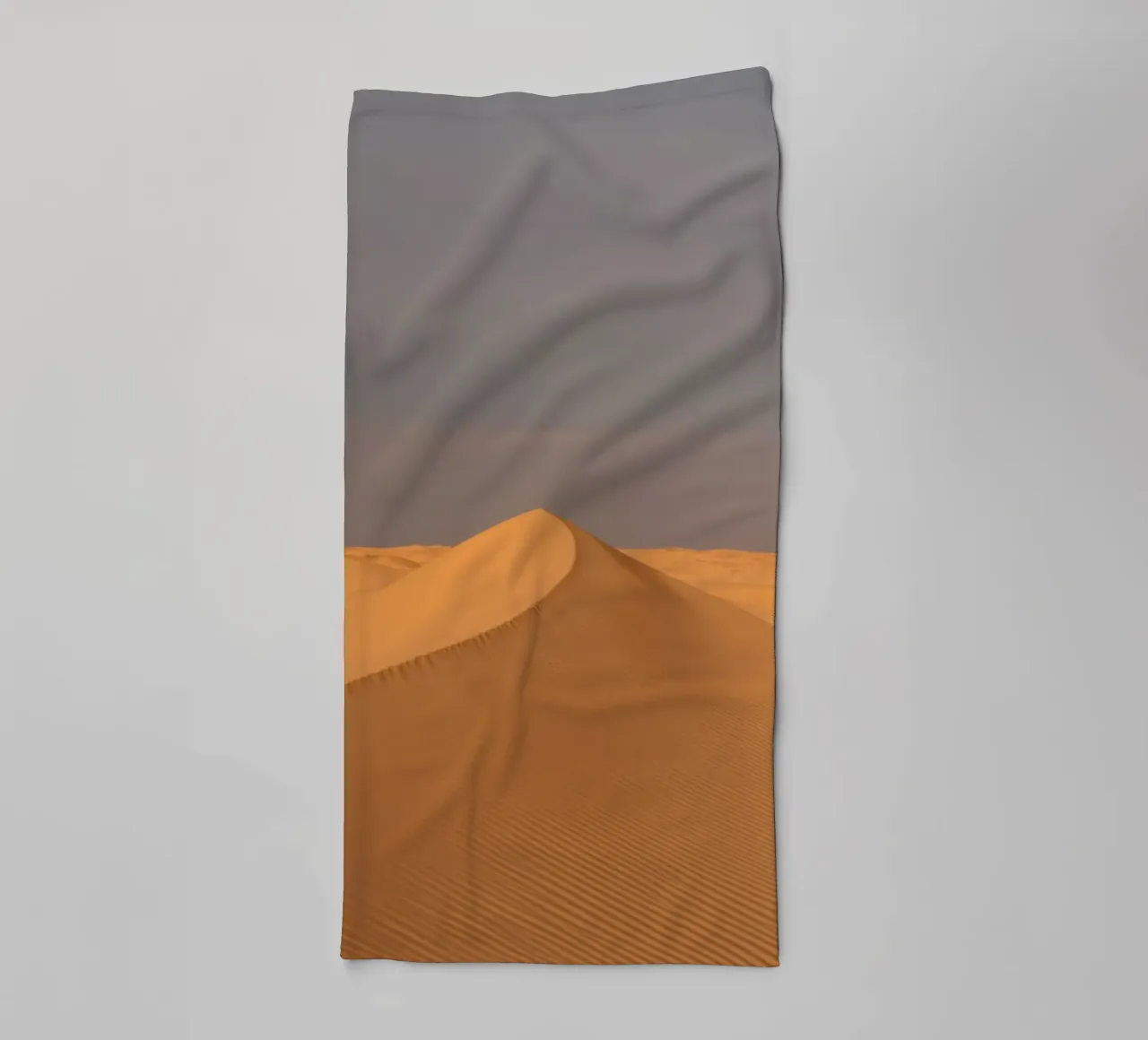 Sand dune in orange sunset asciugamano da bagno da photolovers