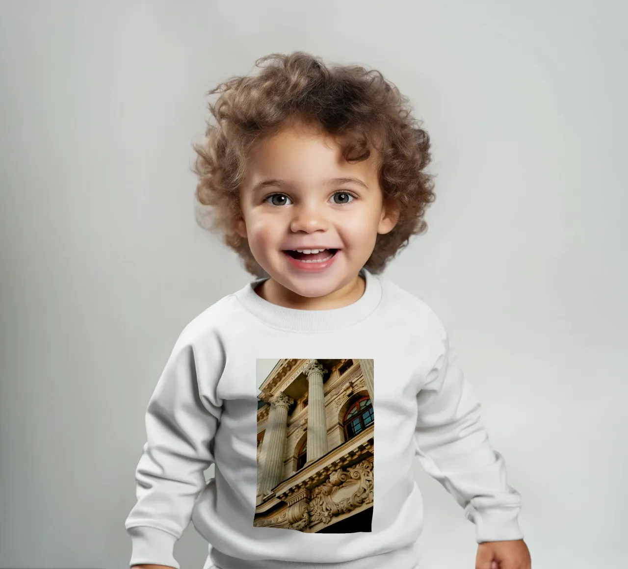 Analog Series Beautiful Columns Baby Sweatshirt von Sebastian Hilgetag