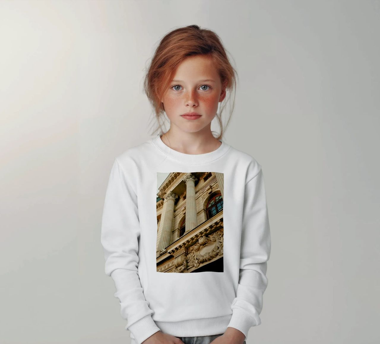 Analog Series Beautiful Columns felpa bambino da Sebastian Hilgetag