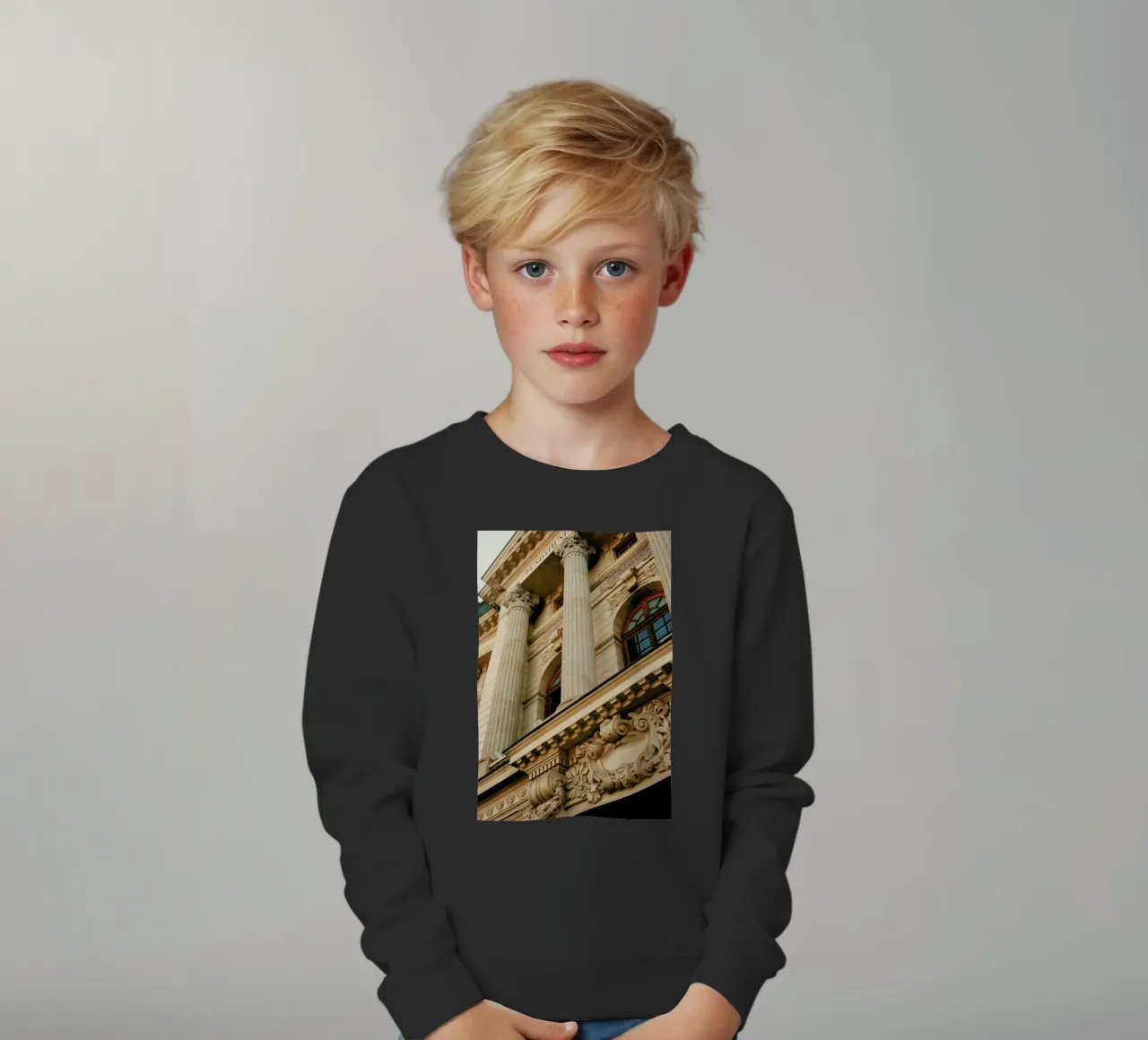 Analog Series Beautiful Columns felpa bambino da Sebastian Hilgetag