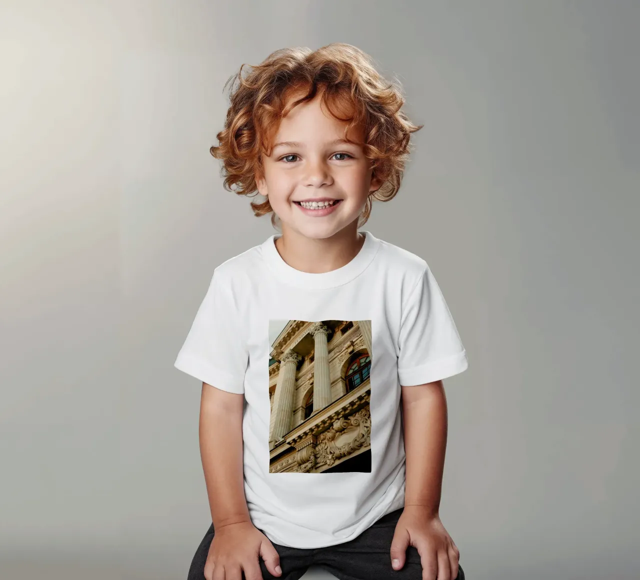 Analog Series Beautiful Columns t-shirt bambini da Sebastian Hilgetag