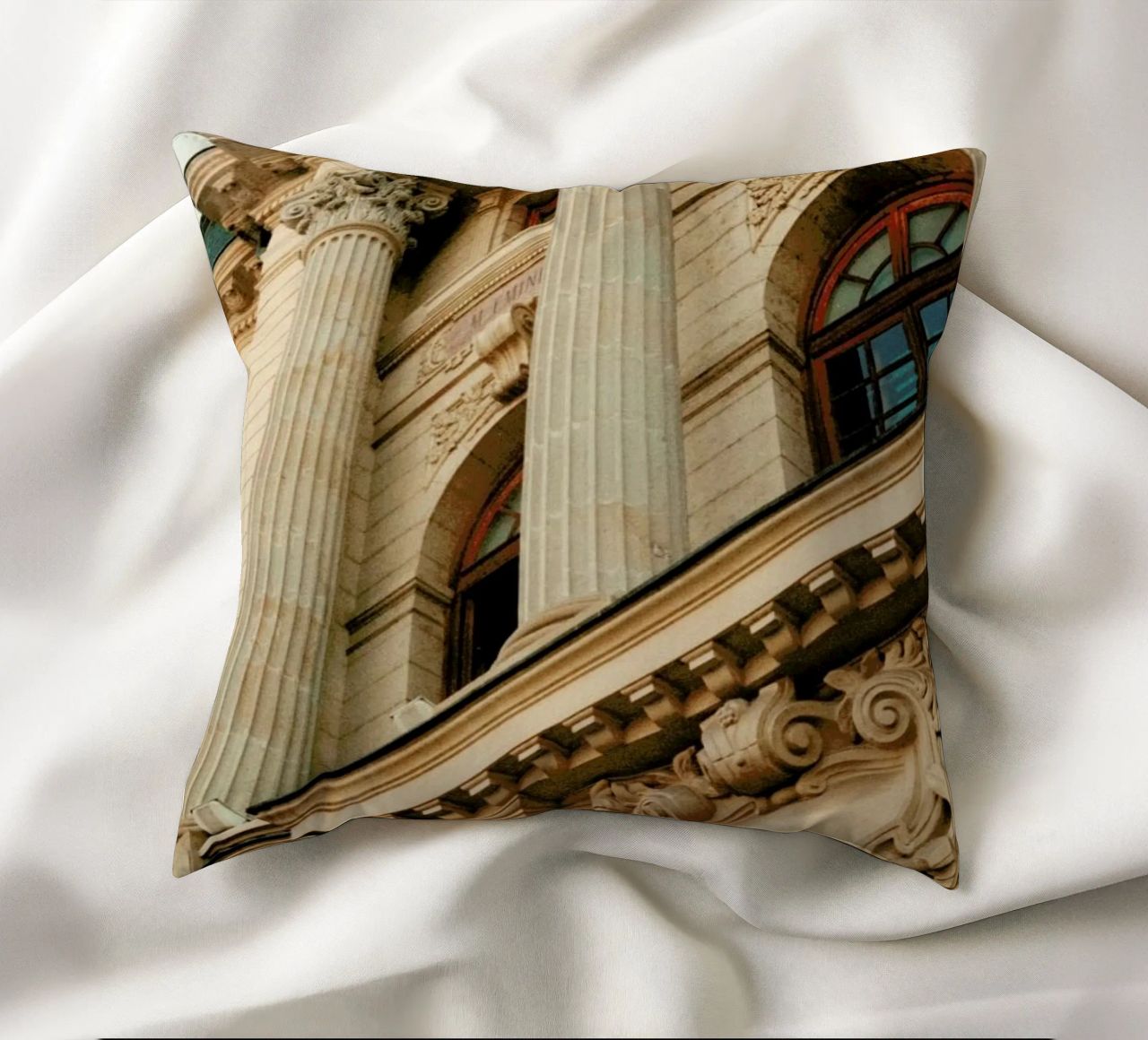 Analog Series Beautiful Columns cuscino da Sebastian Hilgetag