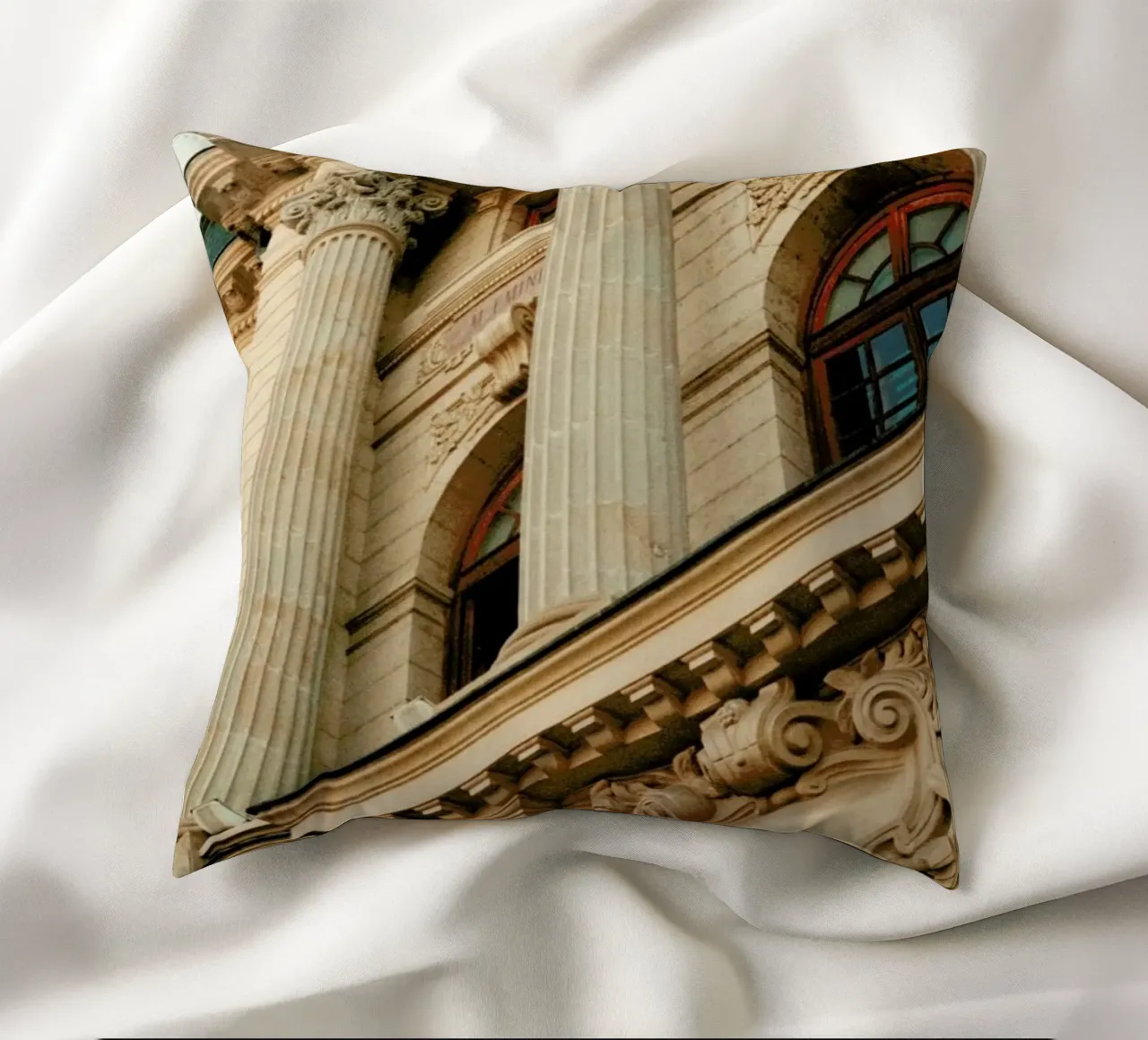 Analog Series Beautiful Columns cuscino da Sebastian Hilgetag