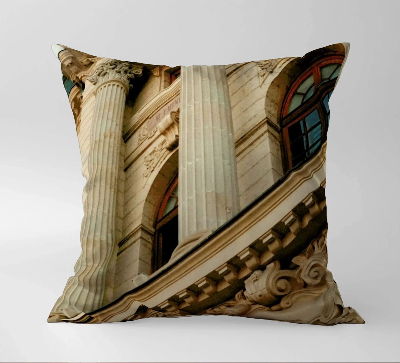 Analog Series Beautiful Columns cuscino da Sebastian Hilgetag