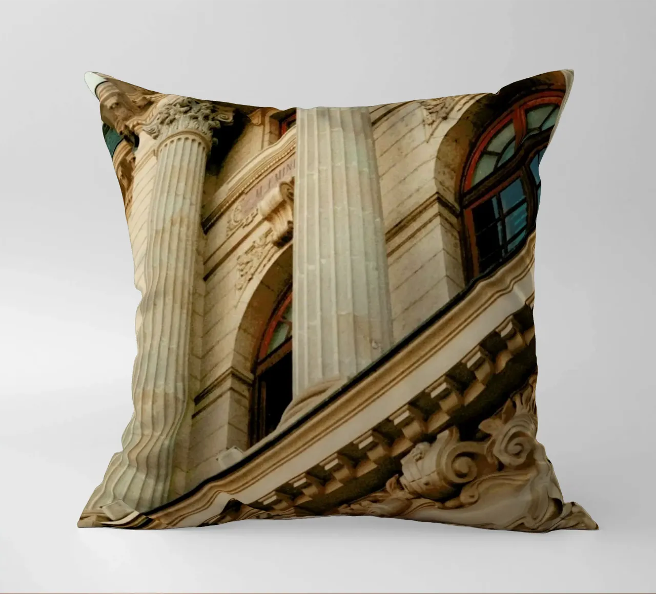Analog Series Beautiful Columns cuscino da Sebastian Hilgetag