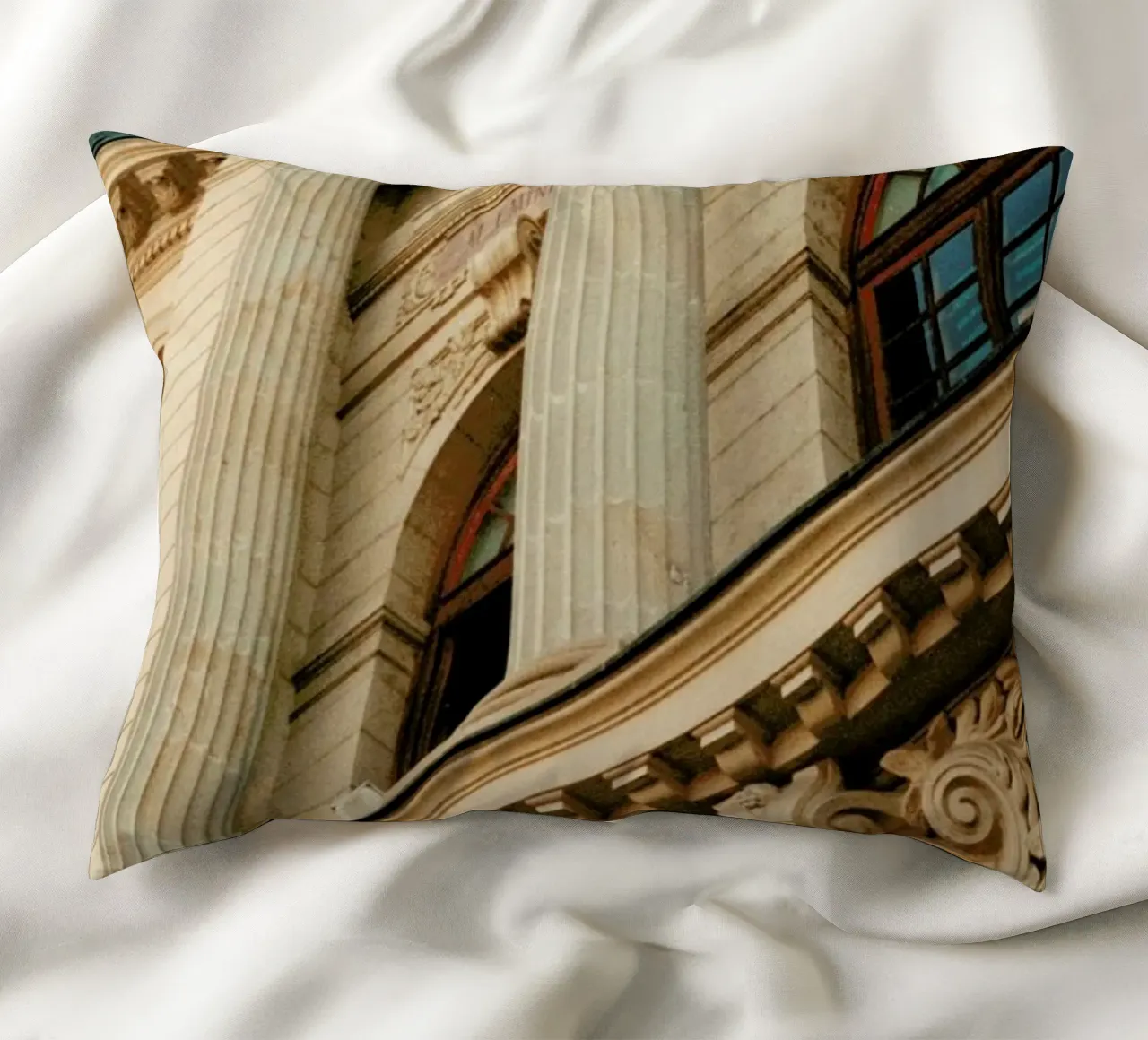 Analog Series Beautiful Columns cuscino da Sebastian Hilgetag