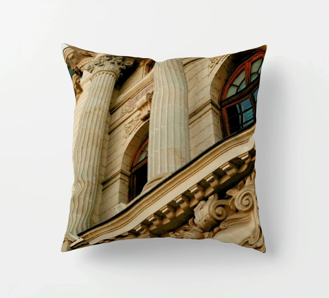 Analog Series Beautiful Columns cuscino da Sebastian Hilgetag