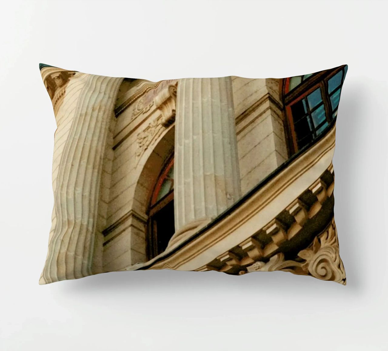 Analog Series Beautiful Columns cuscino da Sebastian Hilgetag