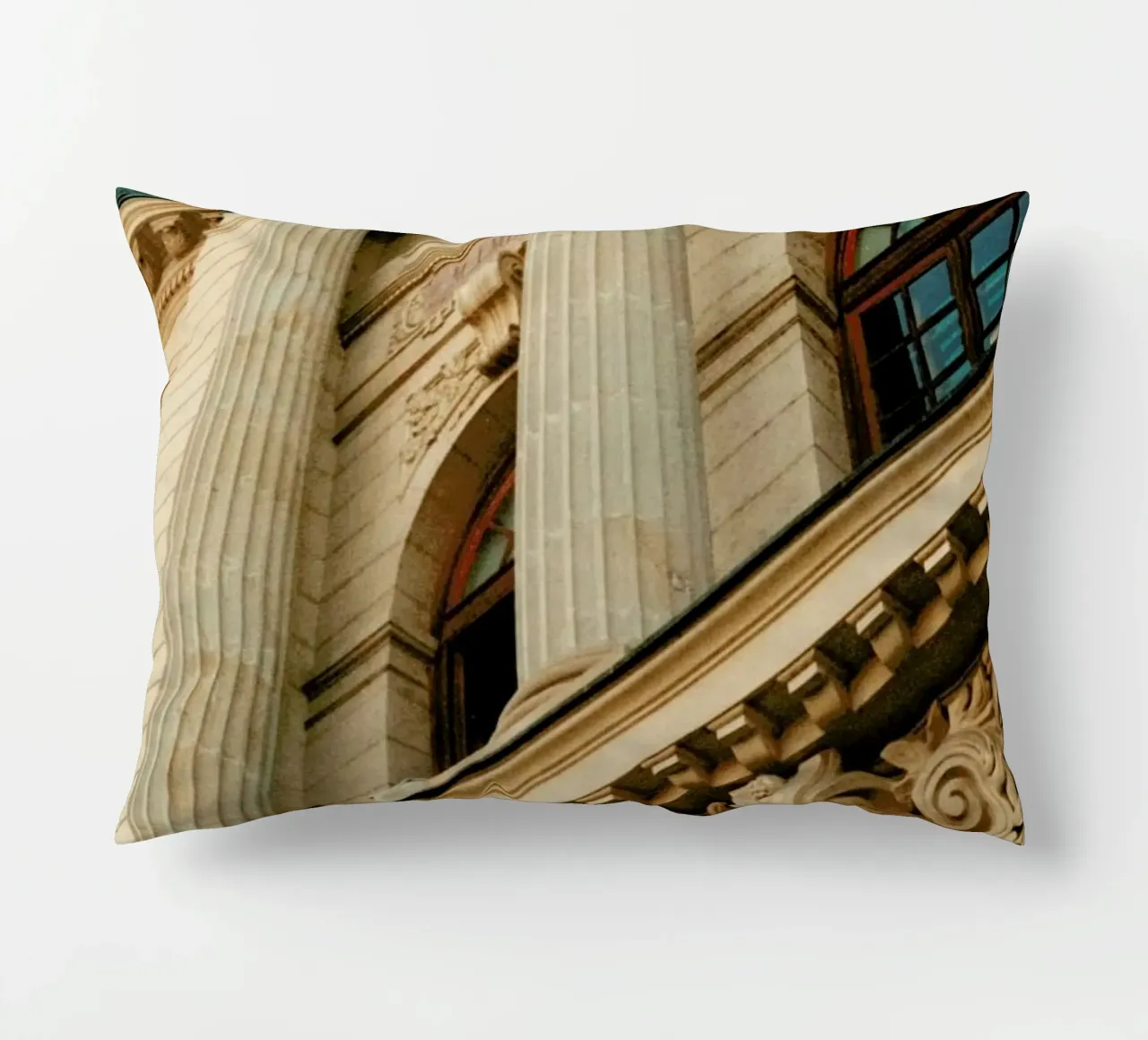 Analog Series Beautiful Columns cuscino da Sebastian Hilgetag