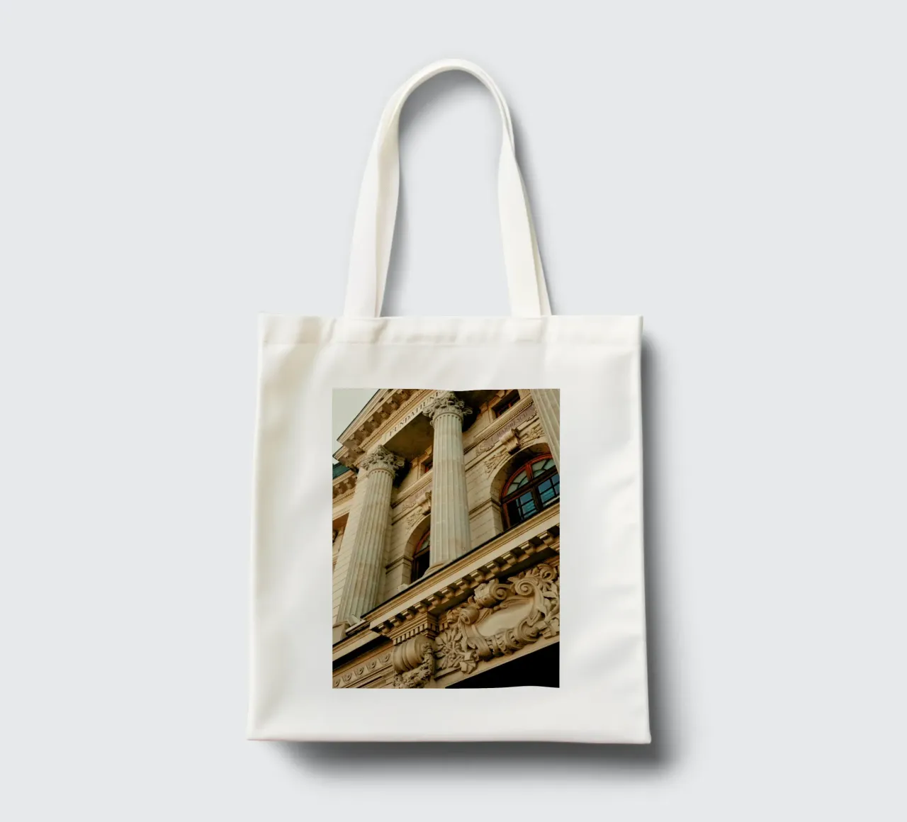 Analog Series Beautiful Columns tote bag by Sebastian Hilgetag