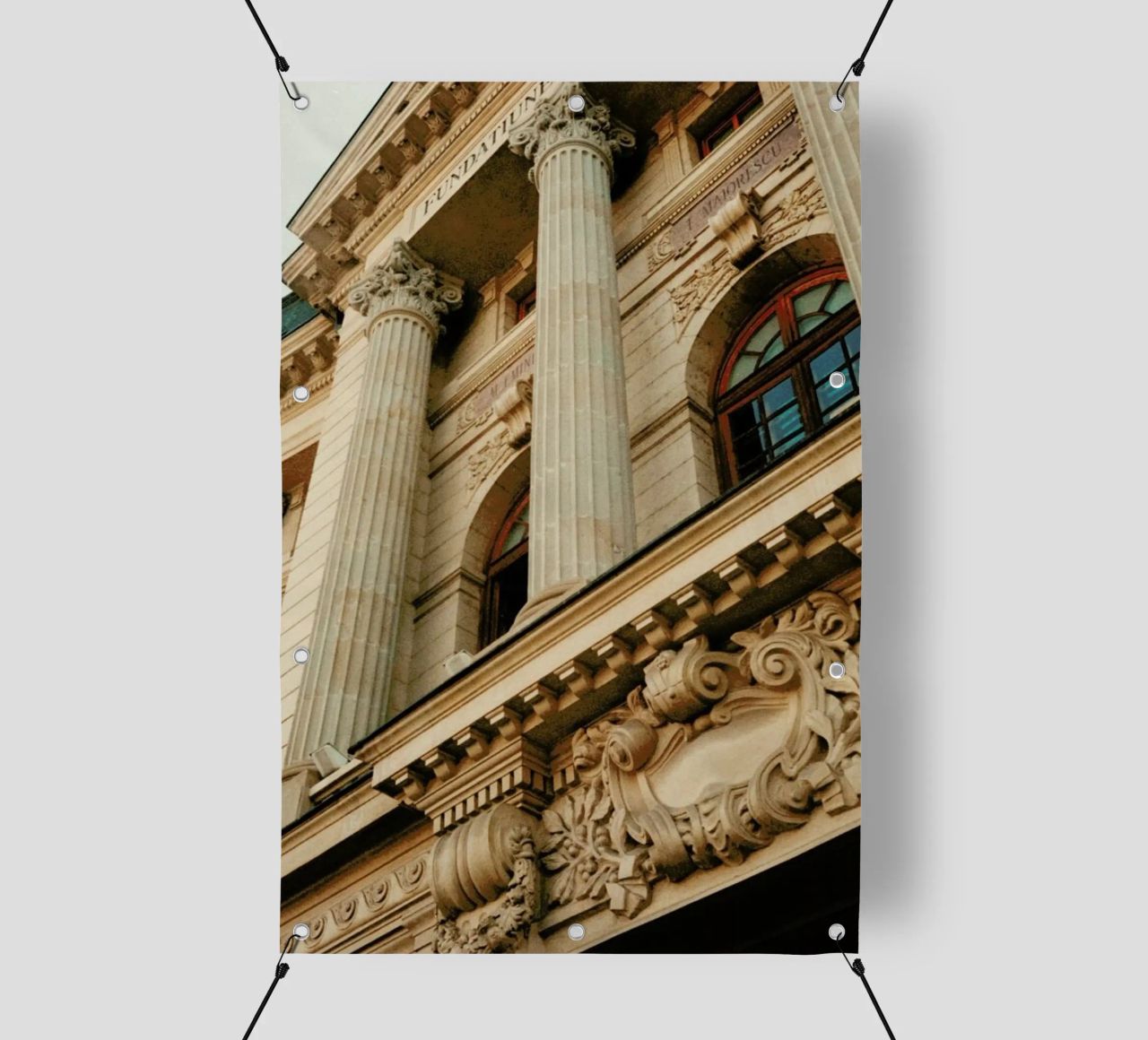 Analog Series Beautiful Columns telo in pvc da Sebastian Hilgetag