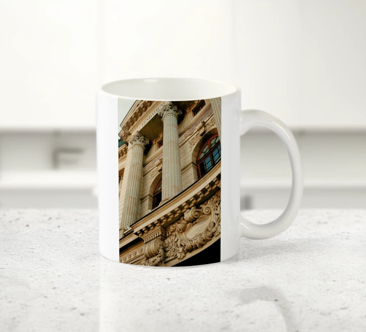 Analog Series Beautiful Columns tazza in ceramica da Sebastian Hilgetag