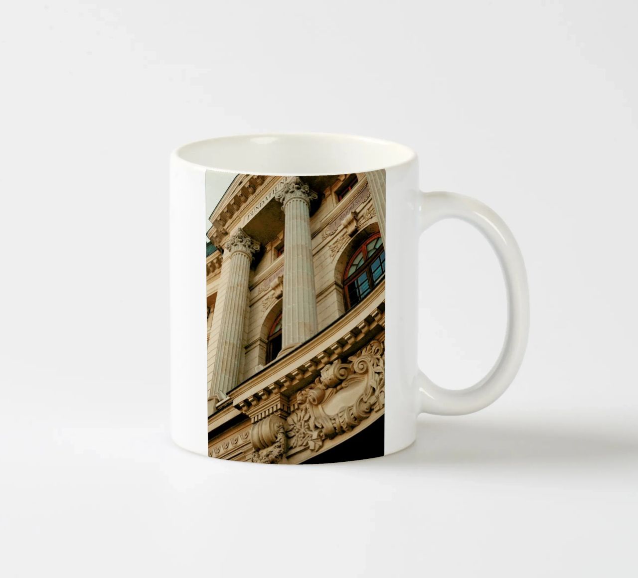 Analog Series Beautiful Columns tazza in ceramica da Sebastian Hilgetag