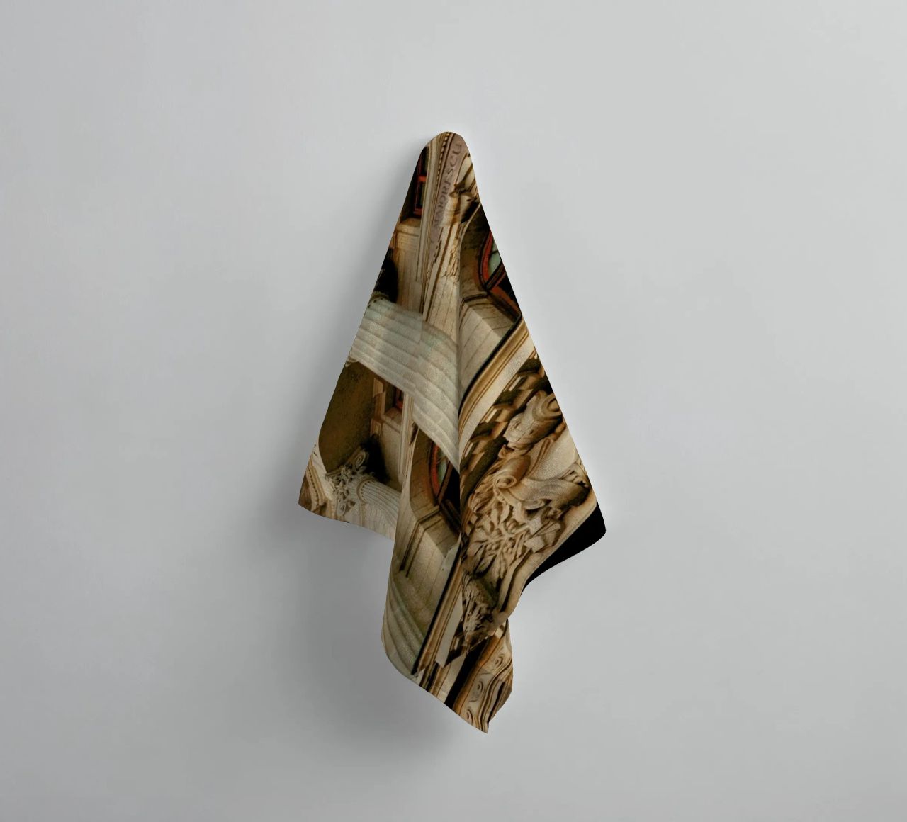Analog Series Beautiful Columns Handtuch von Sebastian Hilgetag