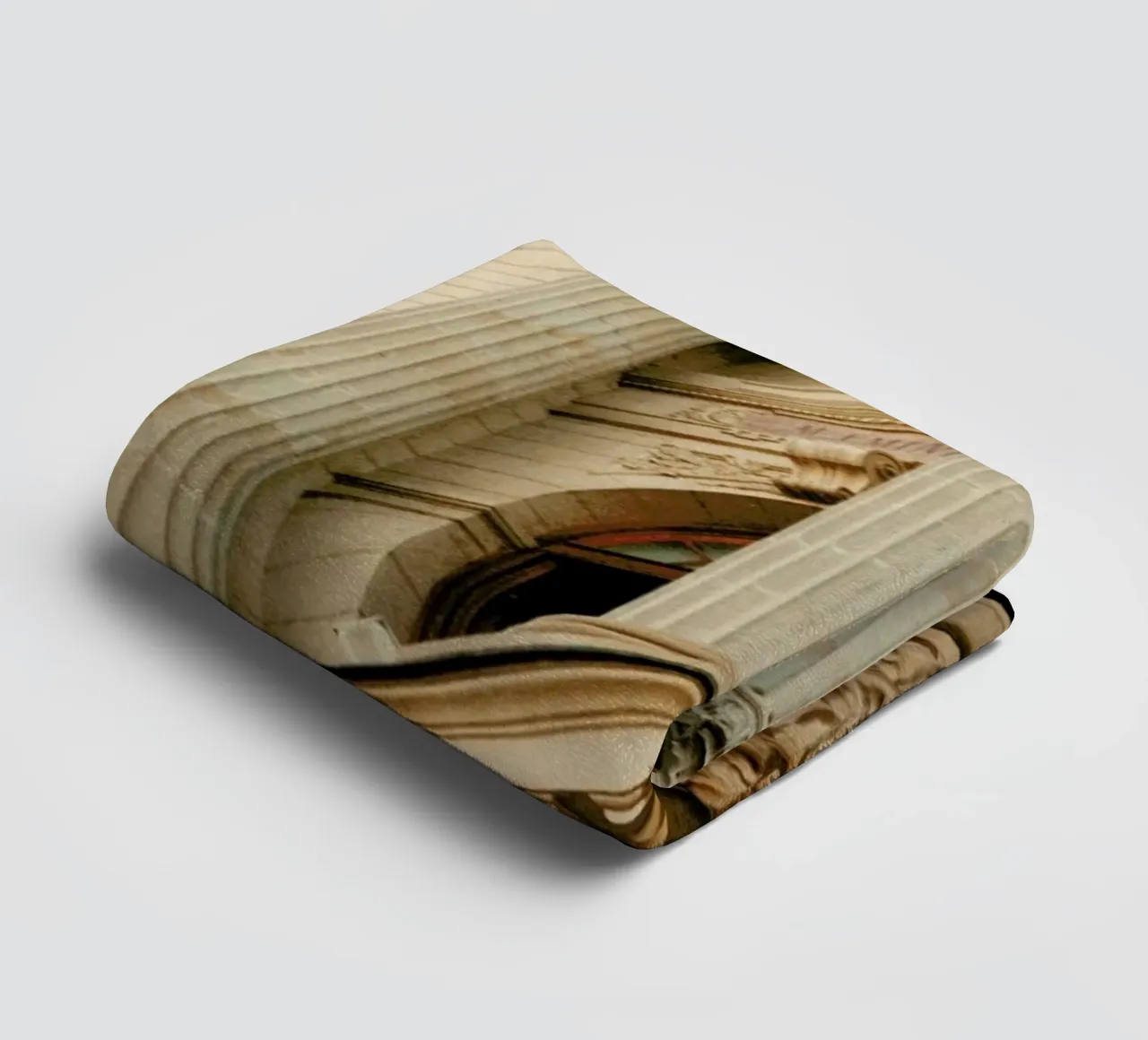 Analog Series Beautiful Columns Handtuch von Sebastian Hilgetag