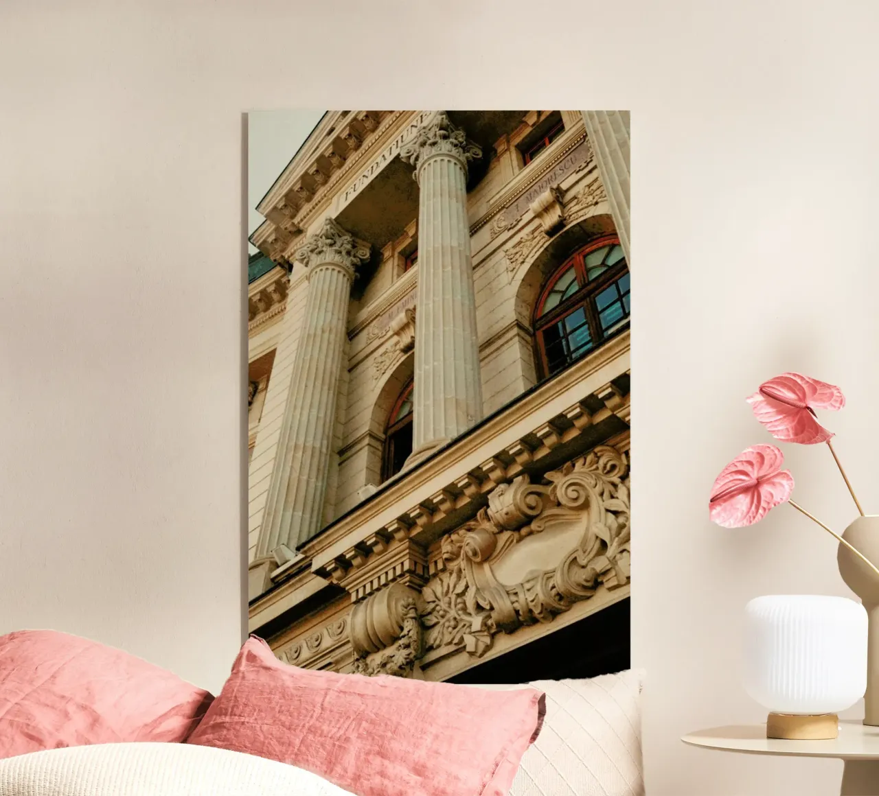 Analog Series Beautiful Columns acryl van Sebastian Hilgetag