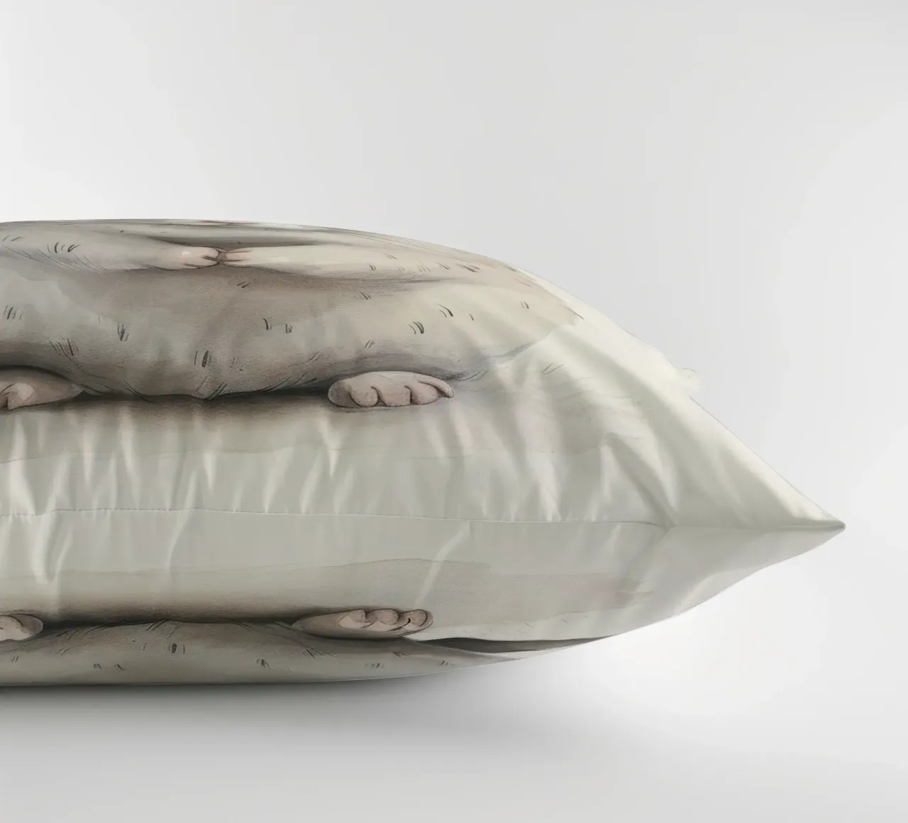 Cincillà elegante - Un amico del bosco morbido come la seta cuscino da DesignDoodle