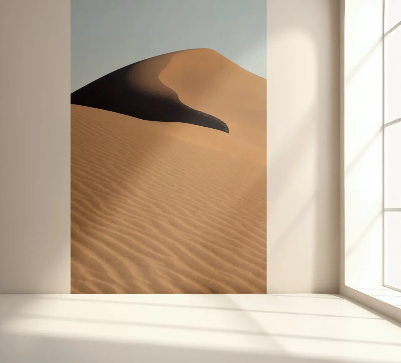 Sand dune in the Great Salt Desert Fototapete von photolovers