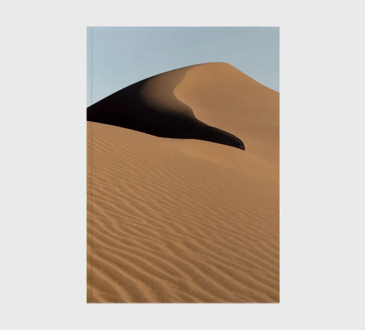 Sand dune in the Great Salt Desert notebook by photolovers