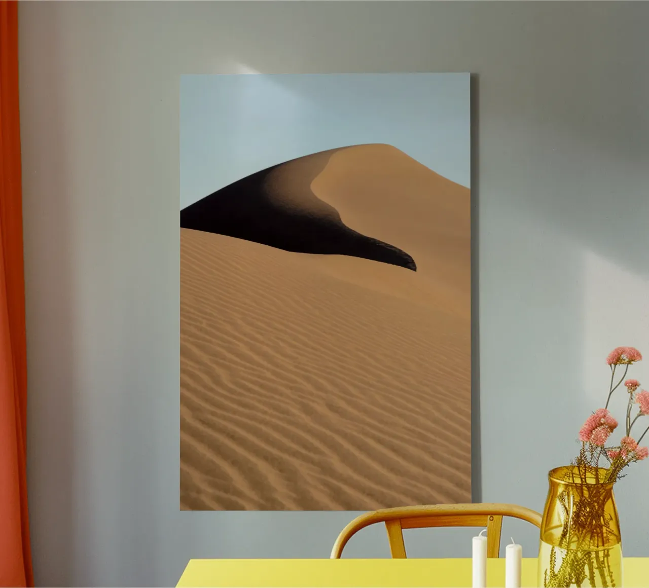 Sand dune in the Great Salt Desert tela da photolovers