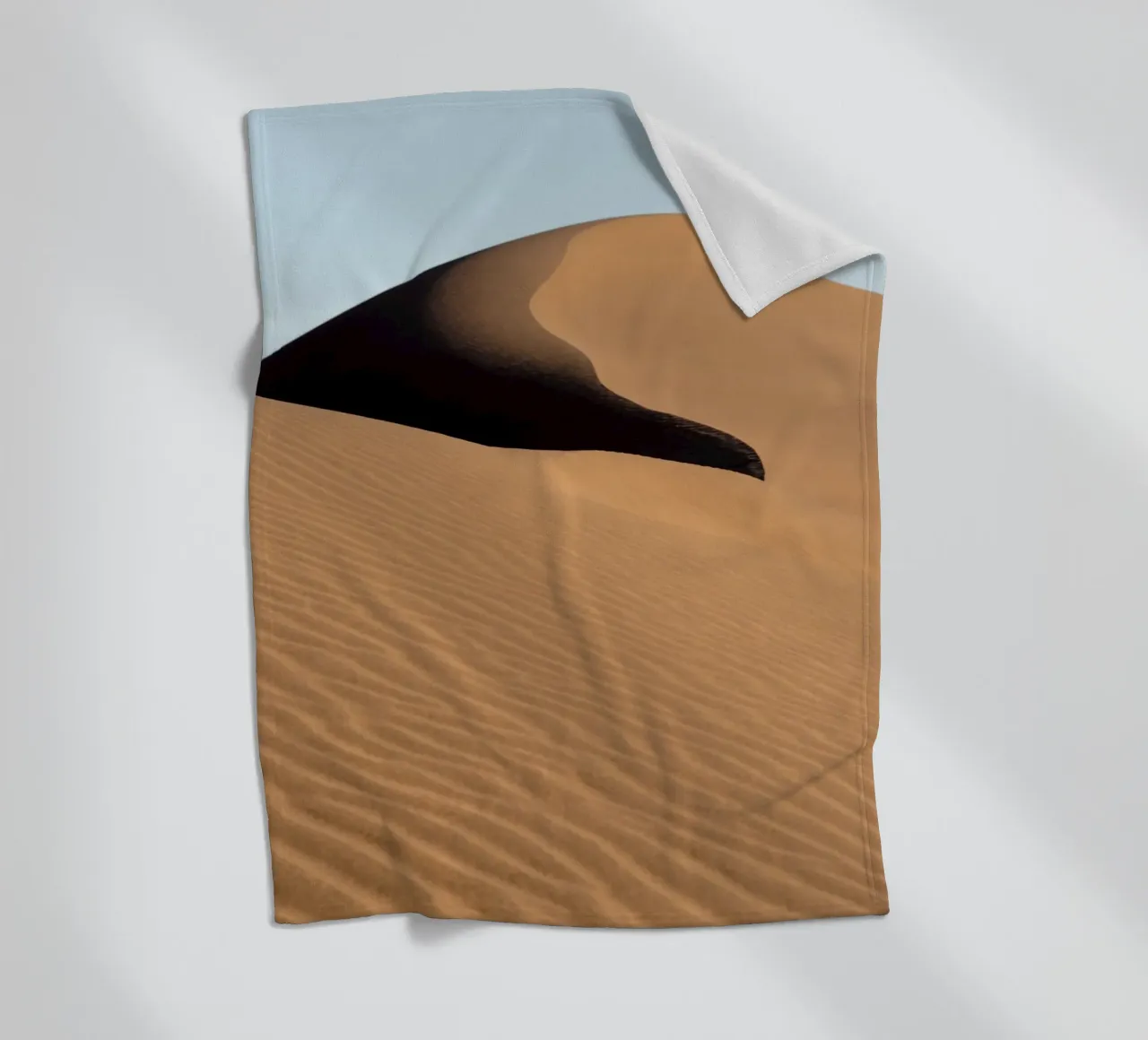 Sand dune in the Great Salt Desert coperta in pile da photolovers