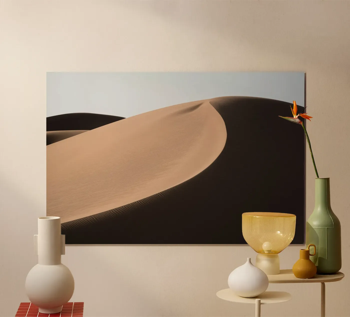 Shadow on a sand dune poster da photolovers
