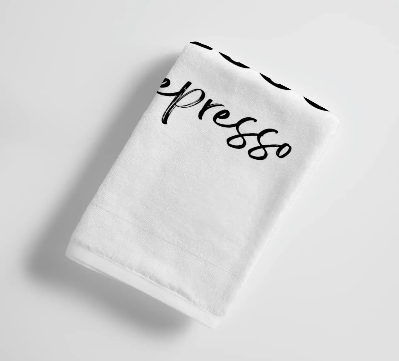 More Espresso Less Depresso asciugamano da bagno da IamHomeStudio