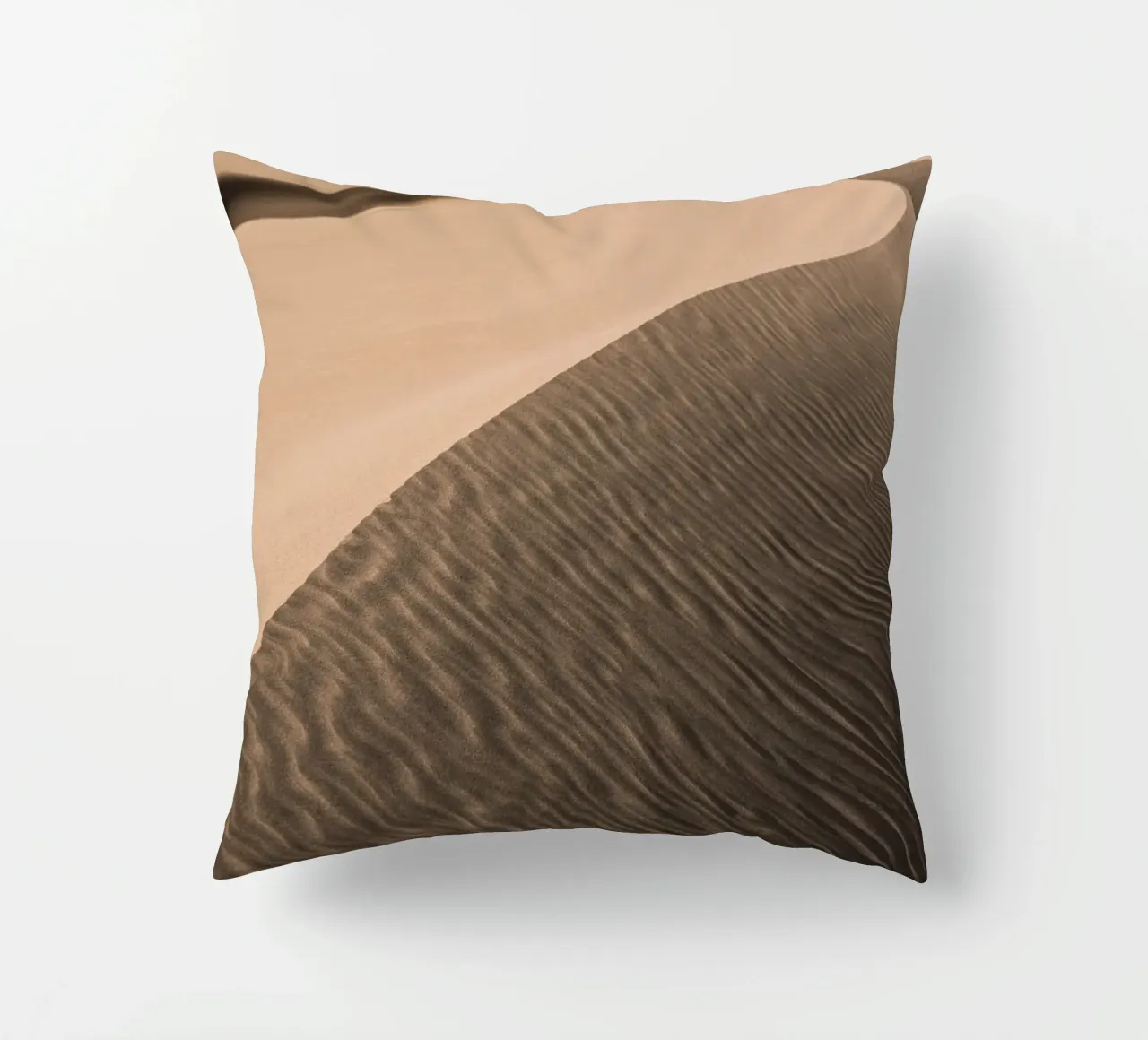 Art of a sand dune in the Middle East cuscino da photolovers