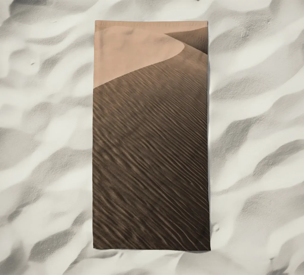 Art of a sand dune in the Middle East telo mare da photolovers