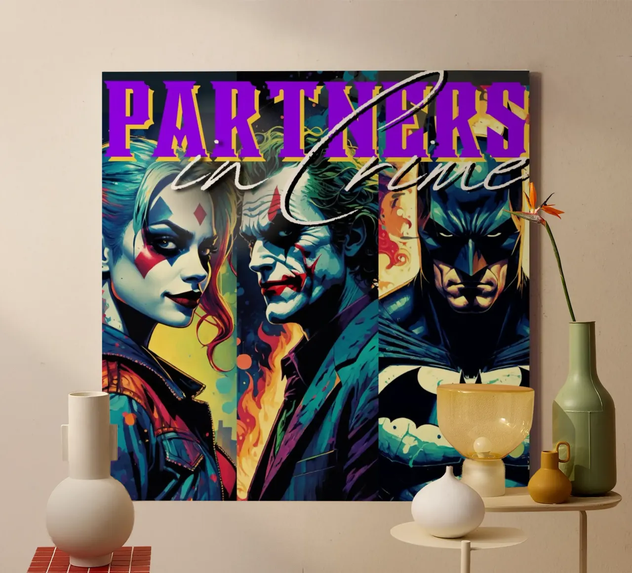 Partners in Crime😈🧨 tela con Cornice a cassetta da Eni Brandon