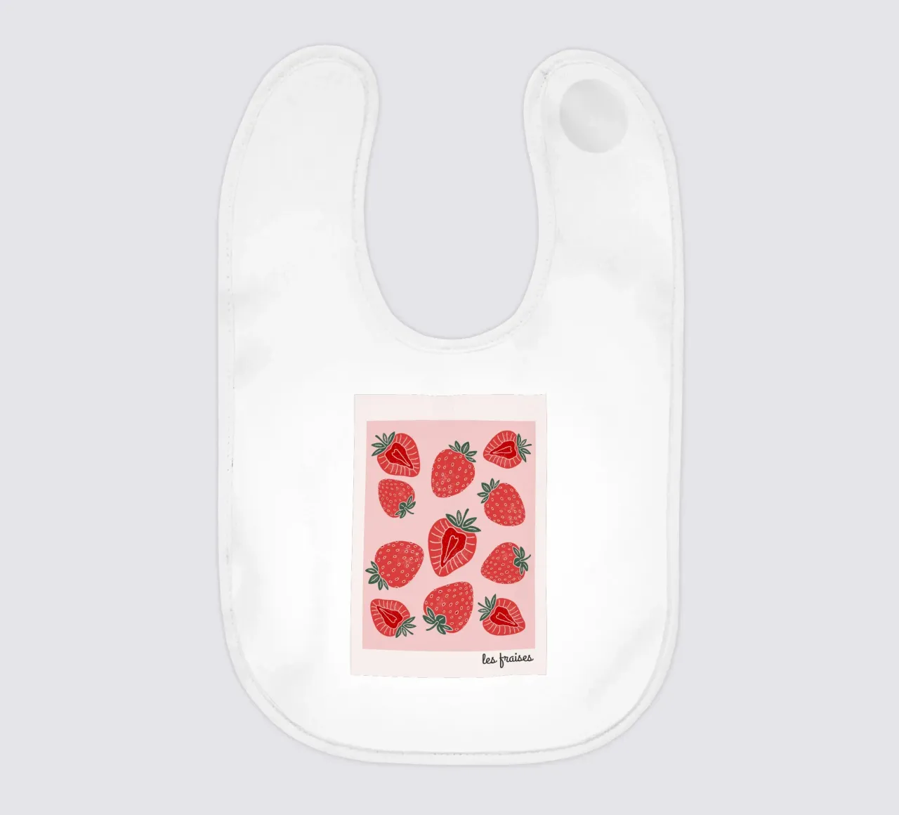 Fragola bavaglino da IamHomeStudio