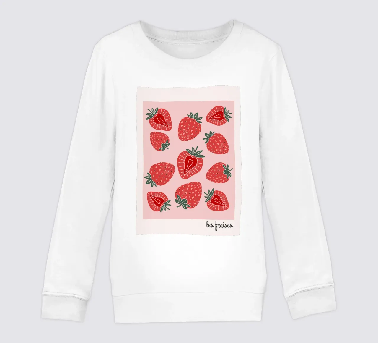 Fragola felpa bambino da IamHomeStudio