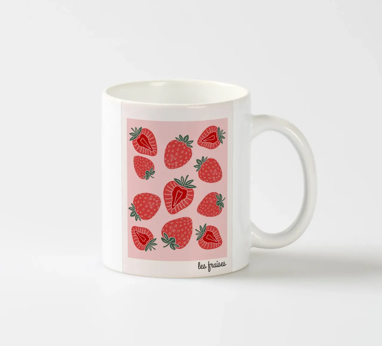 Fragola tazza in ceramica da IamHomeStudio