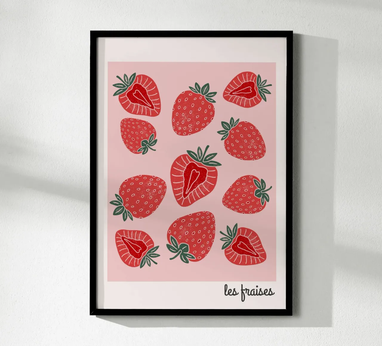 Fragola carta hahnemühle da IamHomeStudio