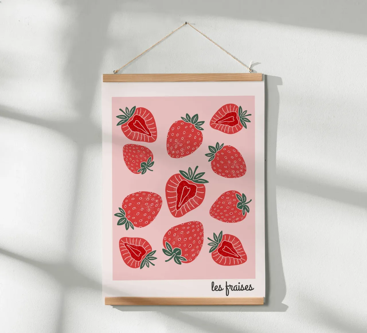 Fragola carta hahnemühle da IamHomeStudio