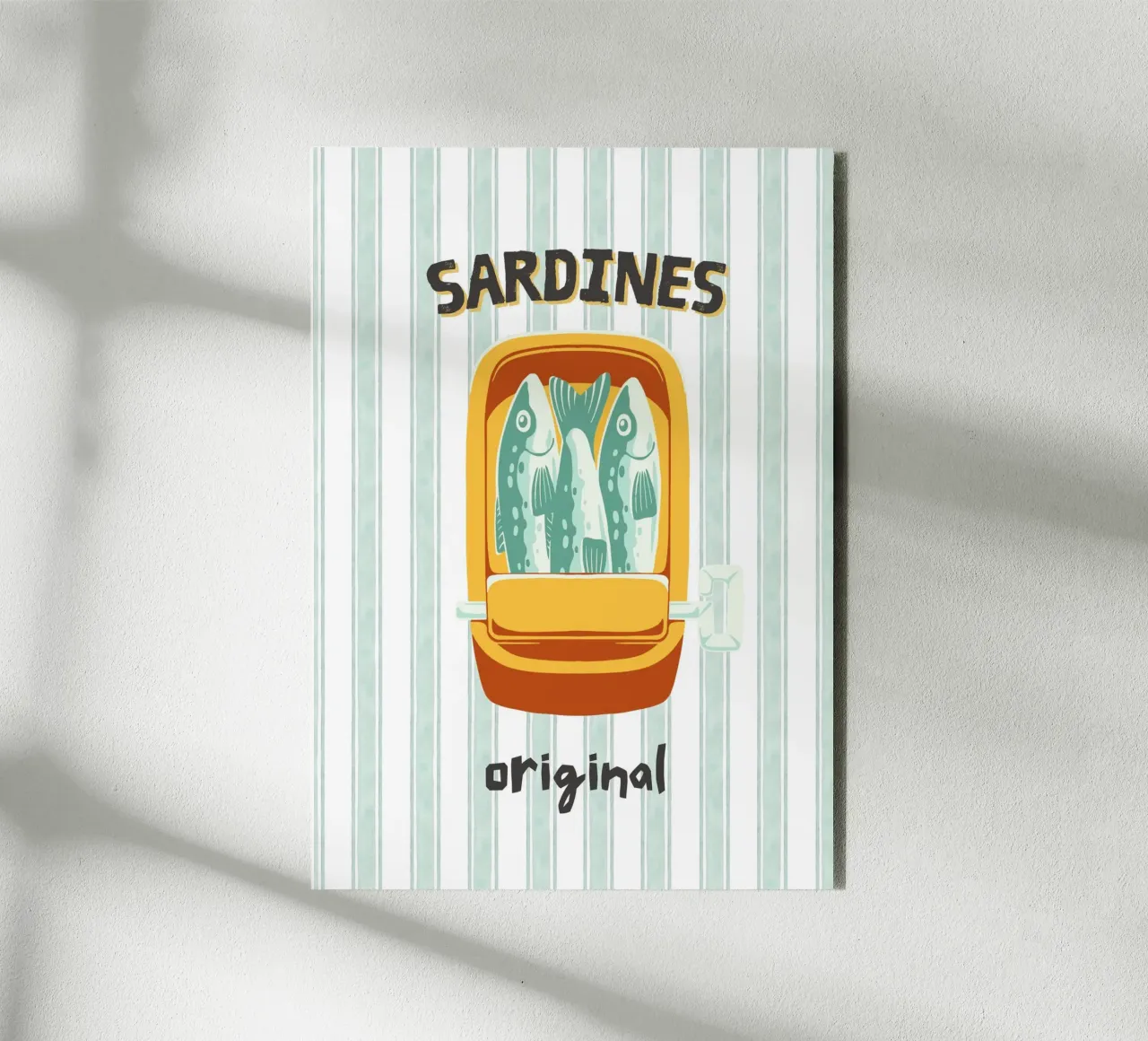Sardines alluminio dibond da IamHomeStudio