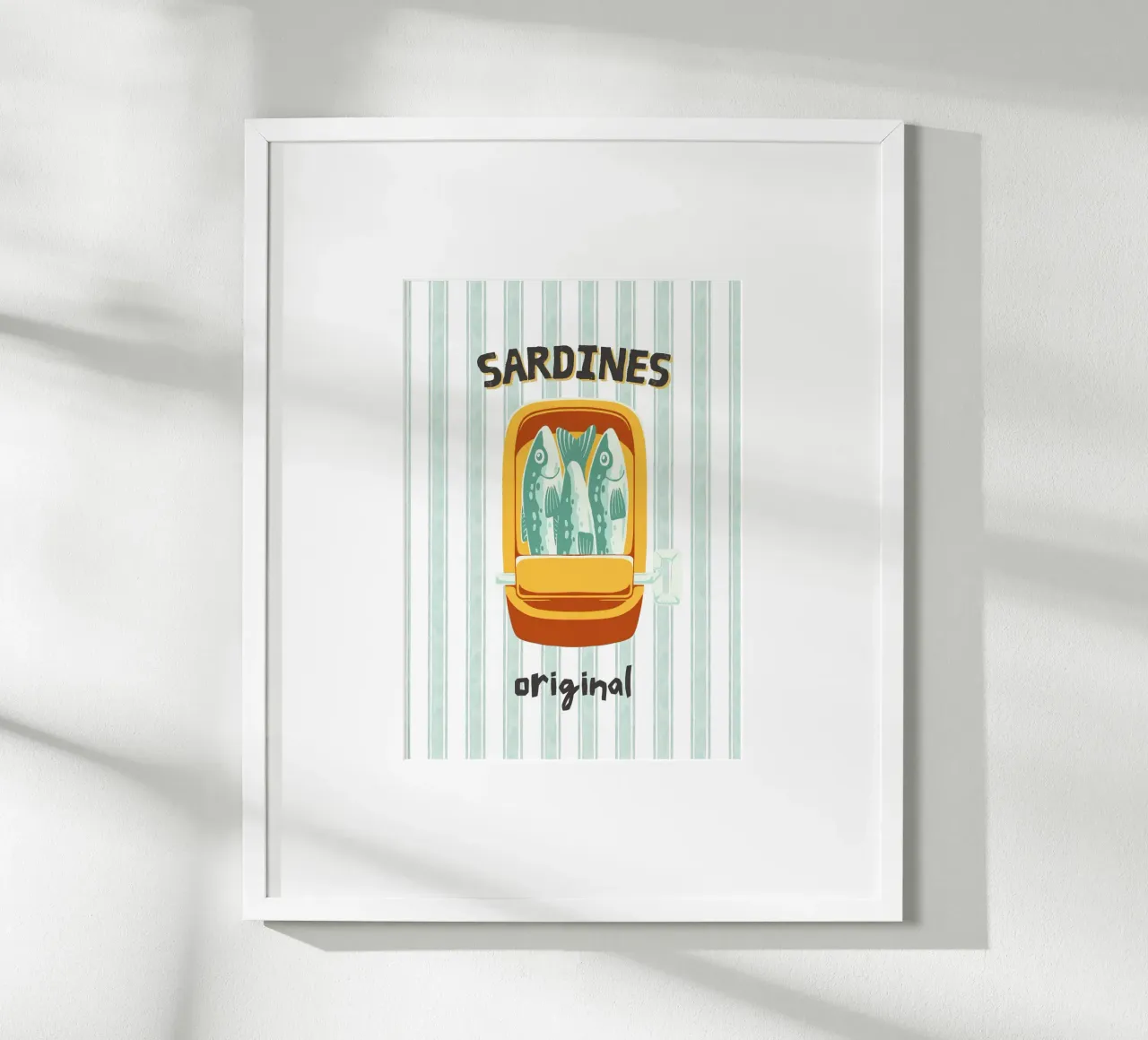 Sardines carta hahnemühle da IamHomeStudio