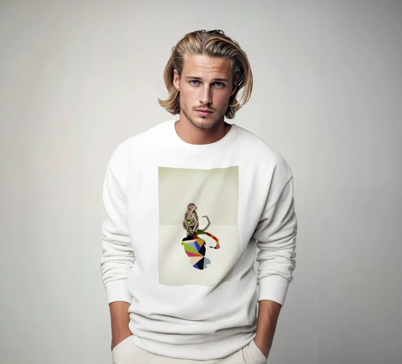 Walking Shadow - Monkey sudadera de Jason Ratliff