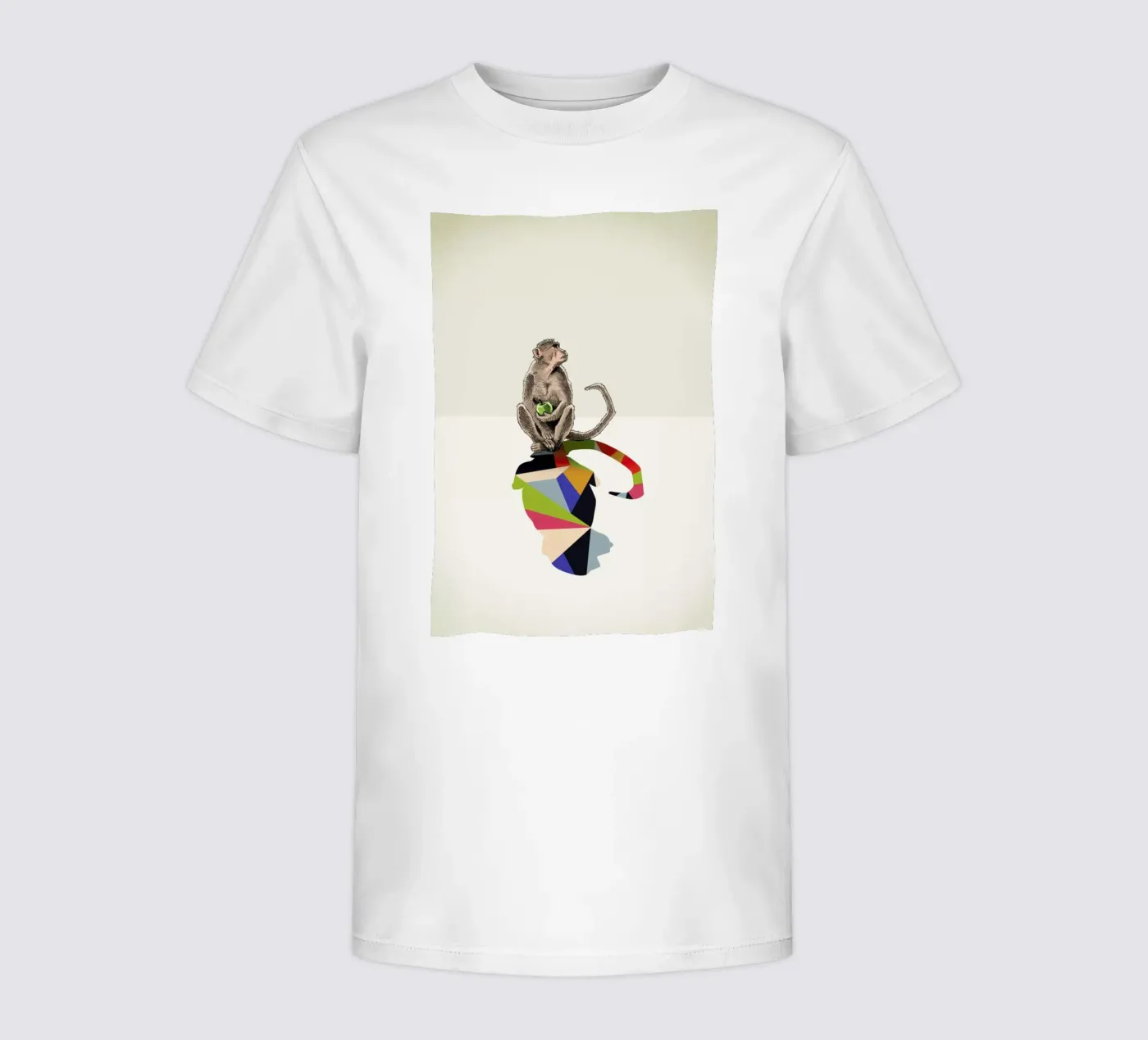 Walking Shadow - Monkey kinder t-shirt van Jason Ratliff