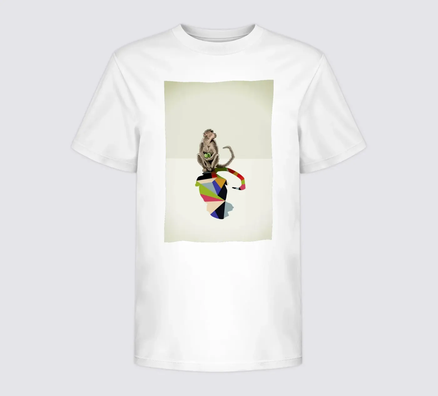 Walking Shadow - Monkey kinder t-shirt van Jason Ratliff