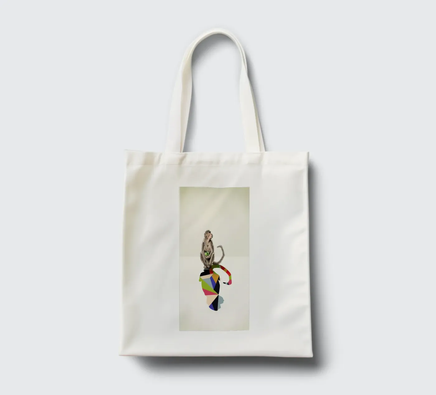 Walking Shadow - Monkey tote bag by Jason Ratliff