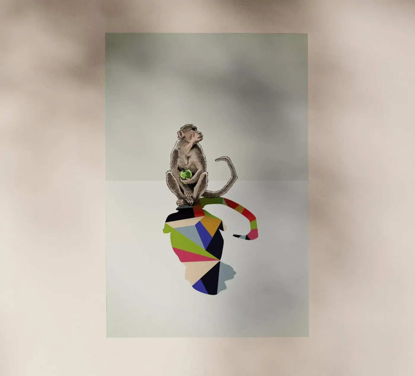 Walking Shadow - Monkey pellicola backlit da Jason Ratliff