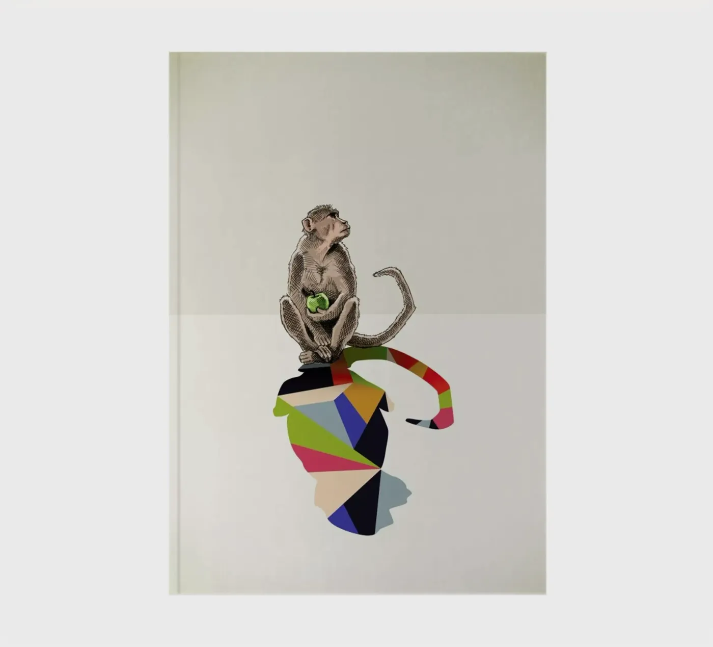 Walking Shadow - Monkey notebook by Jason Ratliff