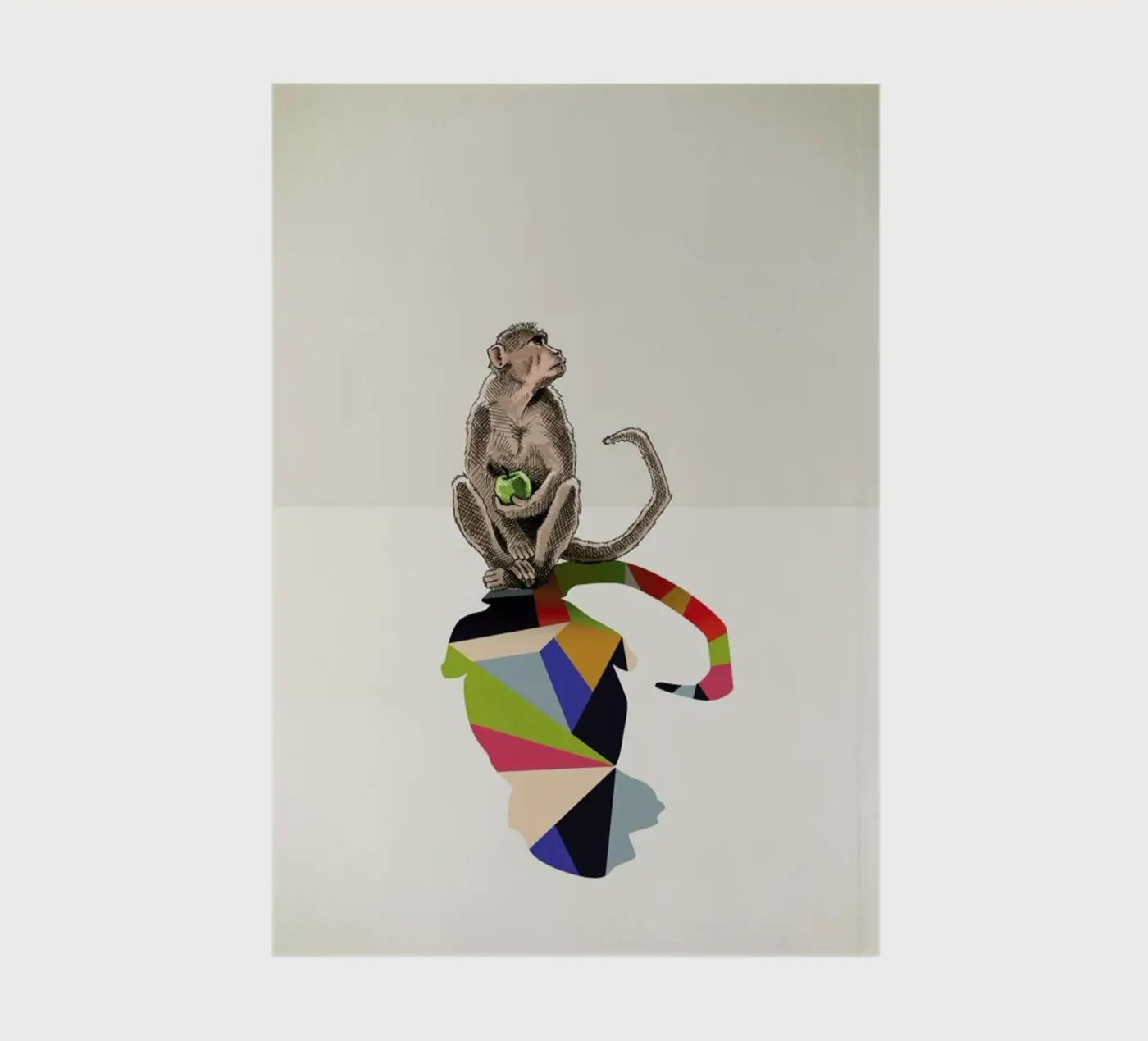 Walking Shadow - Monkey notebook by Jason Ratliff