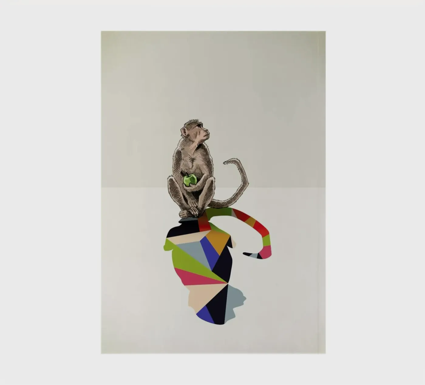 Walking Shadow - Monkey notebook by Jason Ratliff