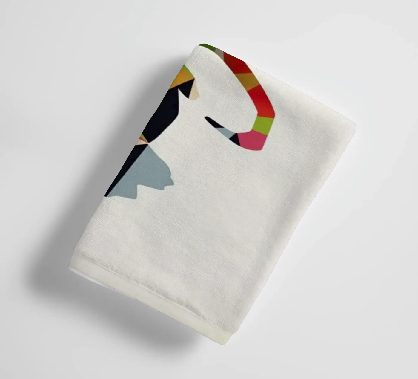 Walking Shadow - Monkey badhanddoek van Jason Ratliff