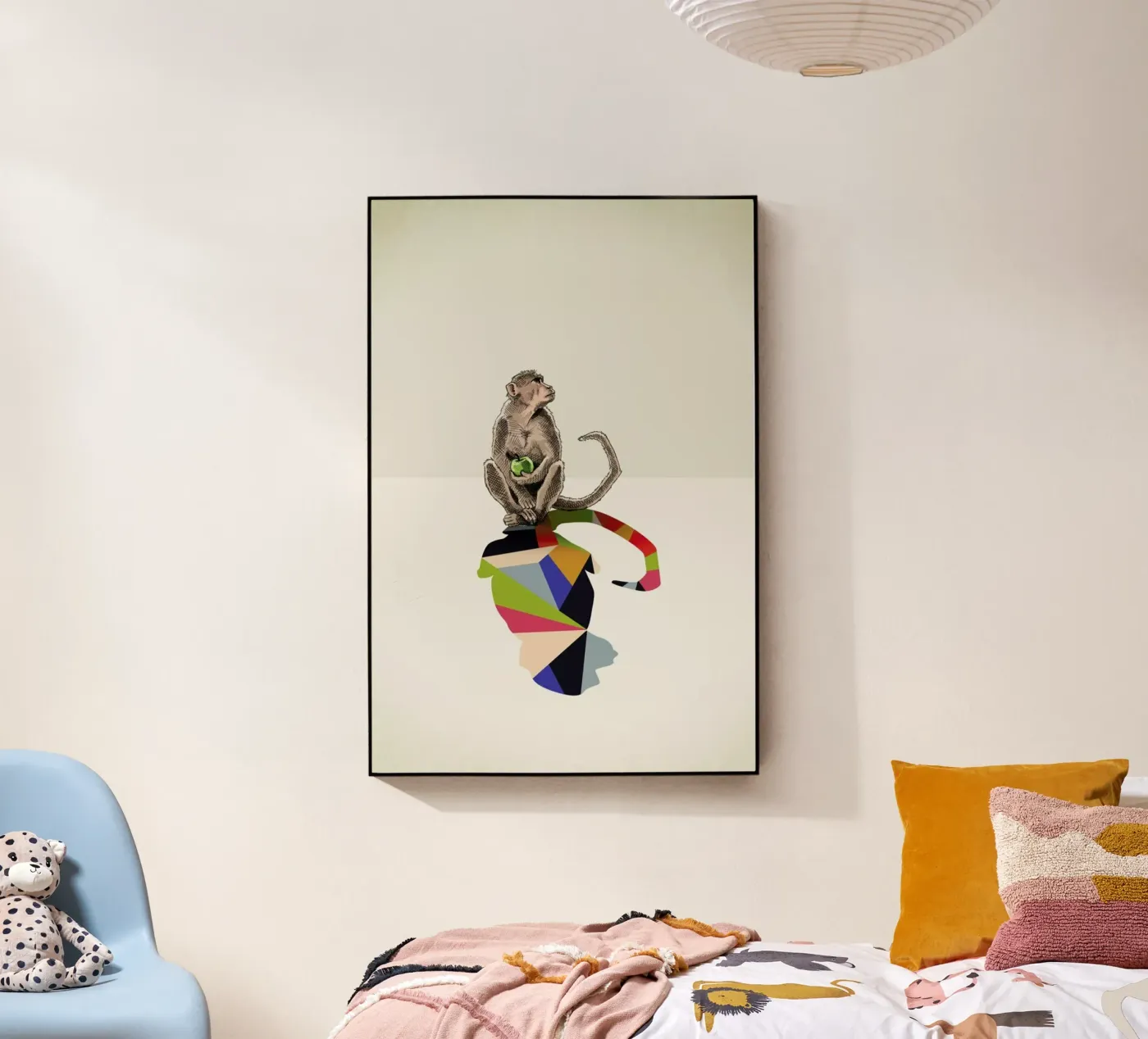 Walking Shadow - Monkey plexiglas de Jason Ratliff