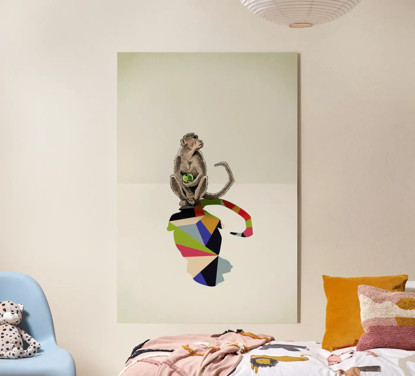 Walking Shadow - Monkey plexiglas de Jason Ratliff